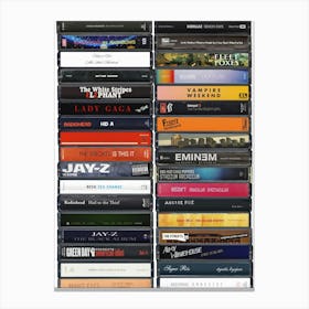 Best of the Noughties - Cassette Print - 2000s Music Canvas Print