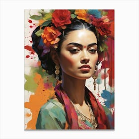 frida kahlo 3 Canvas Print