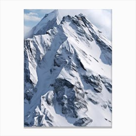 Snowy Mountain 1 Canvas Print