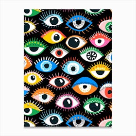 Mystical Eyes Canvas Print