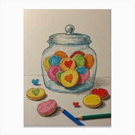 Cookies In A Jar 1 Canvas Print