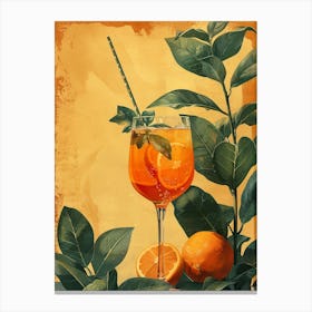 Aperol Spritz Art Print 163 Canvas Print