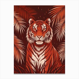 Red Tiger Canvas Print