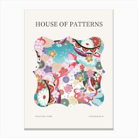 Floral Pattern Poster 67 Canvas Print