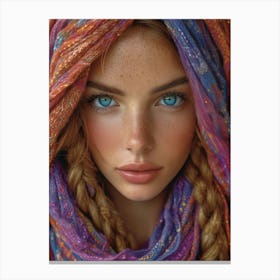 Blue Eyes Canvas Print