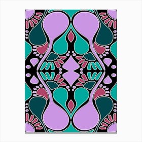 Abstract Psychedelic Pattern Canvas Print