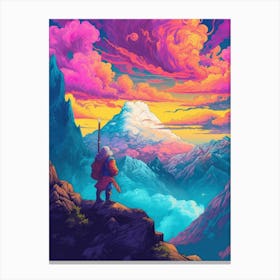 Pixel Art, Pixel Art, Pixel Art, Pixel Art Canvas Print