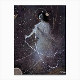 A New Constellation, circa 1910. Painted by Sewell Collins. Magazine Cover. in HD Remastered Canvas Print