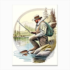 Flyfishingny Canvas Print