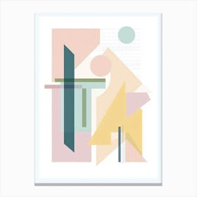 Abstract Geometric Shapes 6 Canvas Print