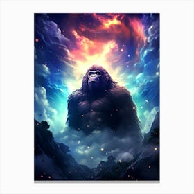 Gorilla In The Sky 2 Canvas Print