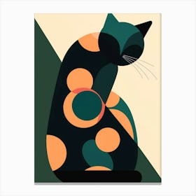 Abstract Cat 3 Canvas Print