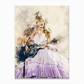 Taylor Swift 53 Canvas Print