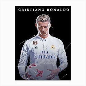 Cristiano Ronaldo Real Madrid 4 Canvas Print