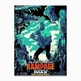 Rampage artwork Canvas Print