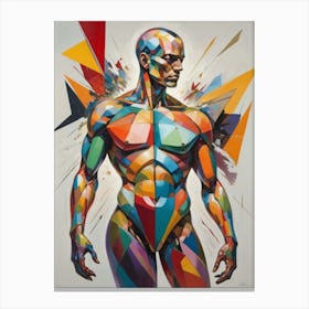 Abstract Man Canvas Print