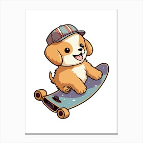 Prints, posters, nursery and kids rooms. Fun dog, music, sports, skateboard, add fun and decorate the place.35 Canvas Print
