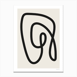 Abstract Line Art 02 Canvas Print