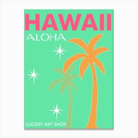 Hawaii Aloha Canvas Print