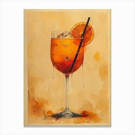 Aperol Spritz Art Print 356 Canvas Print