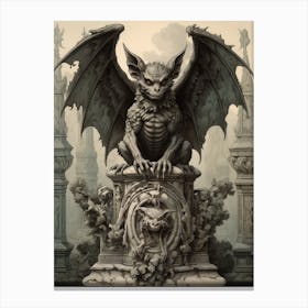 Gothic Gargoyle Canvas Print