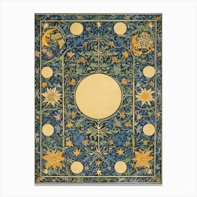 William Morris - Blue And Gold Canvas Print