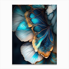 Butterfly Wings Elegant Abstract Canvas Print