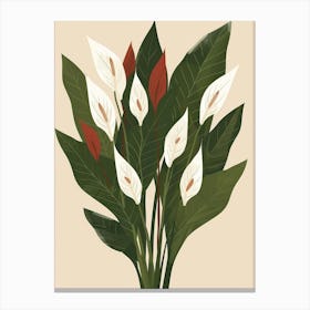 Peace Lily 3 Canvas Print