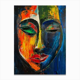 Face Of A Woman 27 Canvas Print