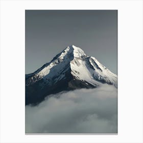 Cloudy Mountain Canvas Print
