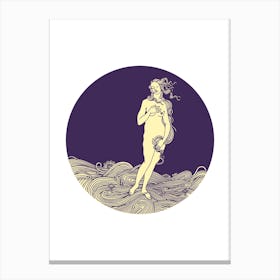Venus Canvas Line Art Print