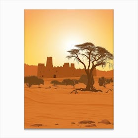 Saharan Desert Canvas Print