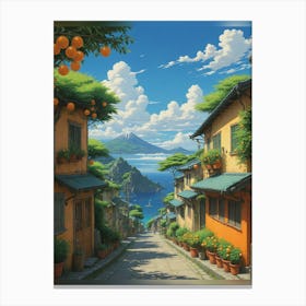 Orange Street Canvas Print