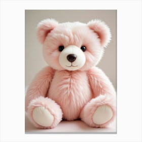 Pink Teddy Bear Canvas Print