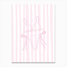 Pink Bikini Canvas Print