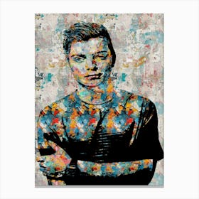 Martin Garrix Portrait Canvas Print