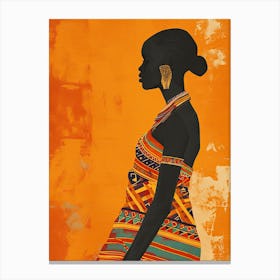 Africa Boho Art; The Lagoon Lullaby Canvas Print