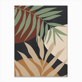 Floral and tropical botanical 7 Canvas Print