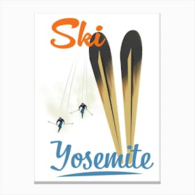 Ski Yosemite Canvas Print