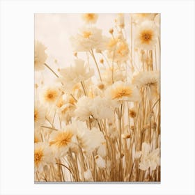 Boho Dried Flowers Marigold 1 Canvas Print