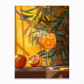 Orange Slush 1 Canvas Print