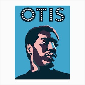 Otis Redding Blue Canvas Print