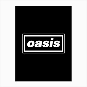 Oasis Logo Canvas Print