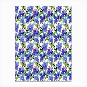 Lily Of The Valley - Veronica blue flower Canvas Print