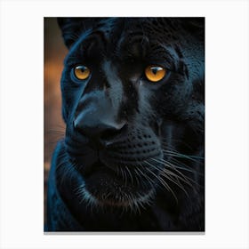 Black Panther 4 Canvas Print