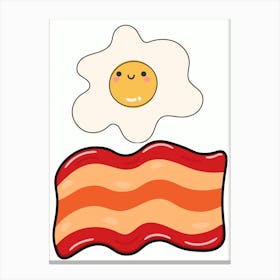 Bacon And Egg Canvas Print