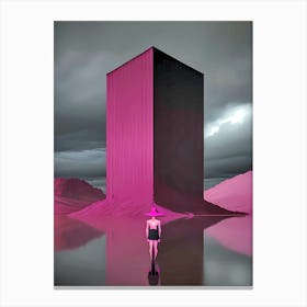 Pink Tower 1 Canvas Print