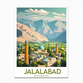 Affiche de voyage Jalalabad Canvas Print