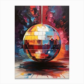 Disco Ball art print 3 Canvas Print