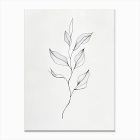 Ivy leaf Canvas Print